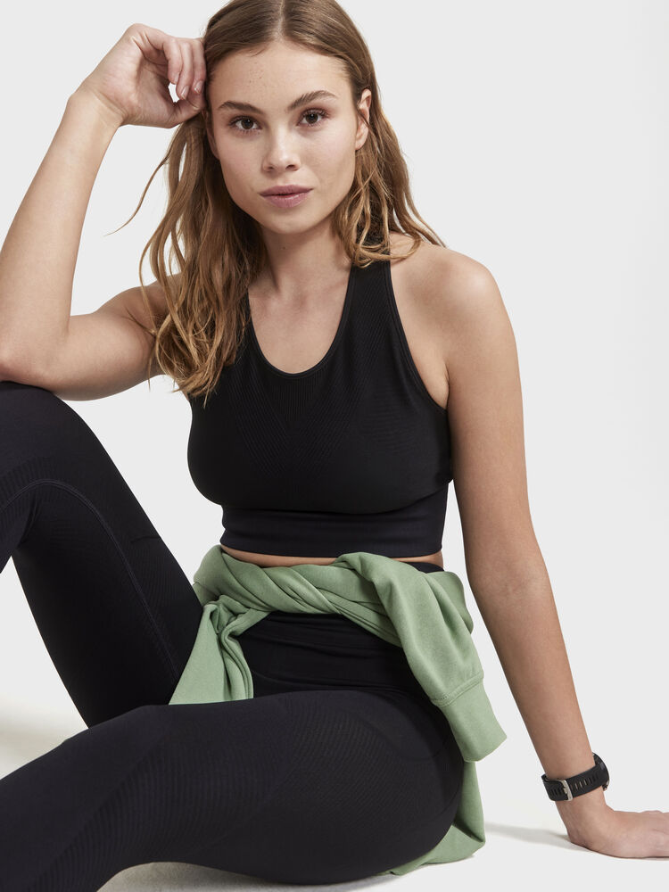 Craft ADV Tone Seamless Top W - Black AW25 [999000] / XS