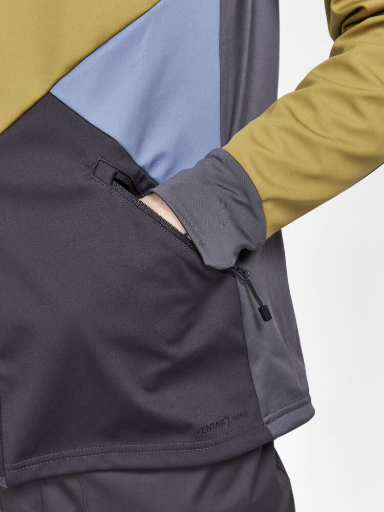 Craft Glide Hood Jacket M - Algae-Slate [632992] / XS