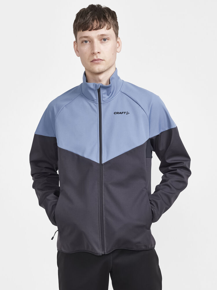 Craft Glide Block Jacket M - Flow-Slate [362992] / XS