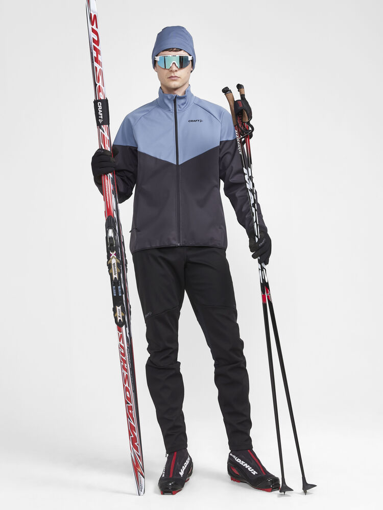 Craft Glide Block Jacket M - Flow-Slate [362992] / XS