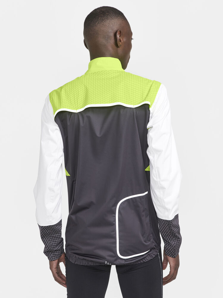 Craft Adv Bike Hydro Lumen Jacket M - FLUMINO-ASH WHITE [851895] / XS