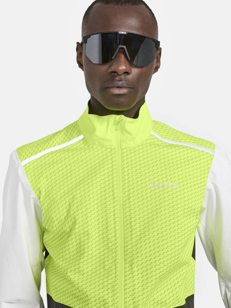 Craft Adv Bike Hydro Lumen Jacket M - FLUMINO-ASH WHITE [851895] / XS