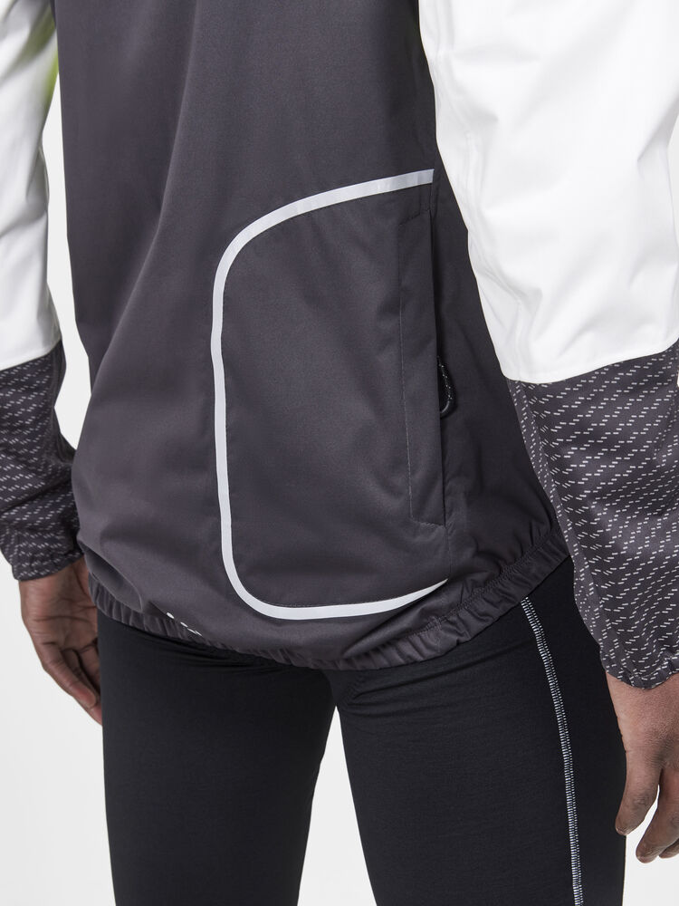 Craft Adv Bike Hydro Lumen Jacket M - FLUMINO-ASH WHITE [851895] / XS