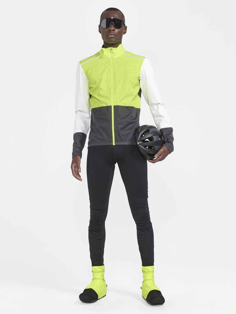 Craft Adv Bike Hydro Lumen Jacket M - FLUMINO-ASH WHITE [851895] / XS