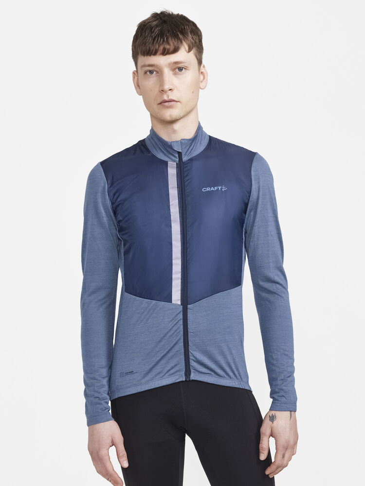 Craft Adv Bike SubZ Wool LS Jersey M - FLOW-BLAZE [362396] / XS