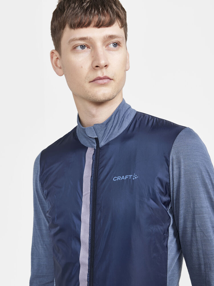 Craft Adv Bike SubZ Wool LS Jersey M - FLOW-BLAZE [362396] / XS