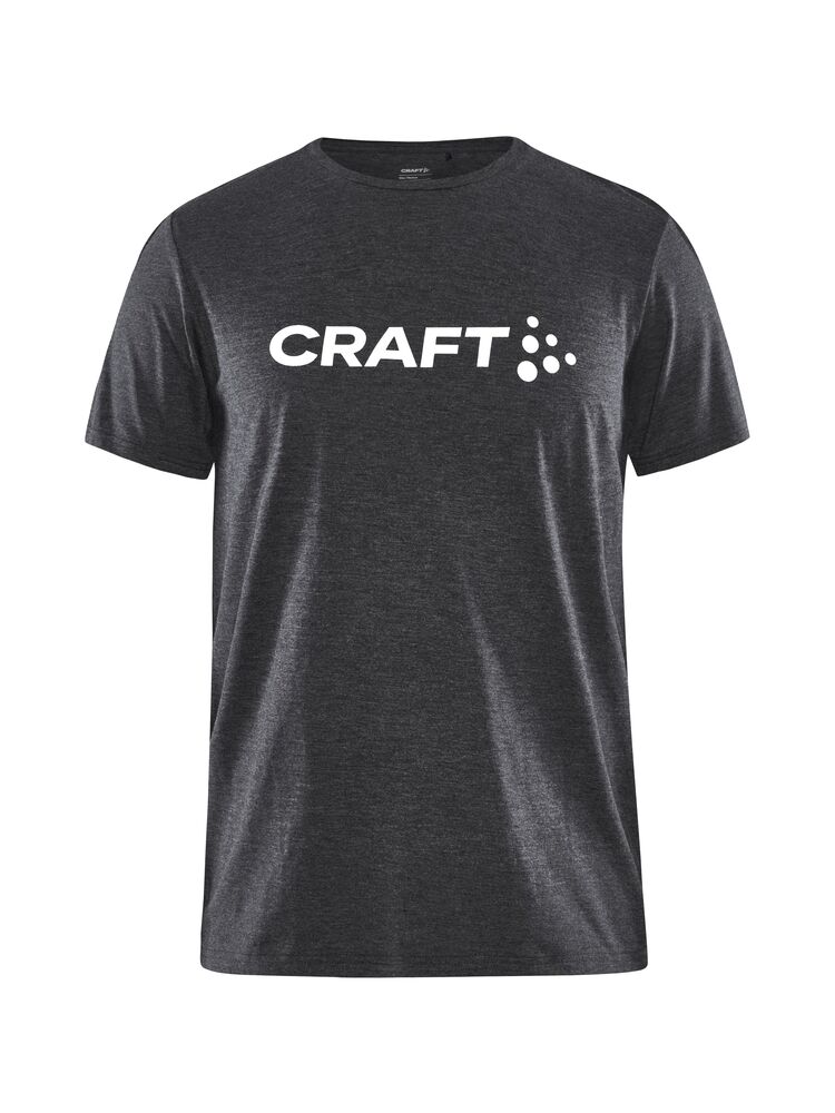 Craft Community Logo SS Tee Jr - Black Melange [999200] / 122/128