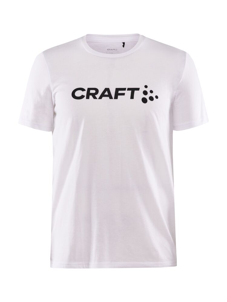 Community Logo SS Tee M från Craft i White melange
