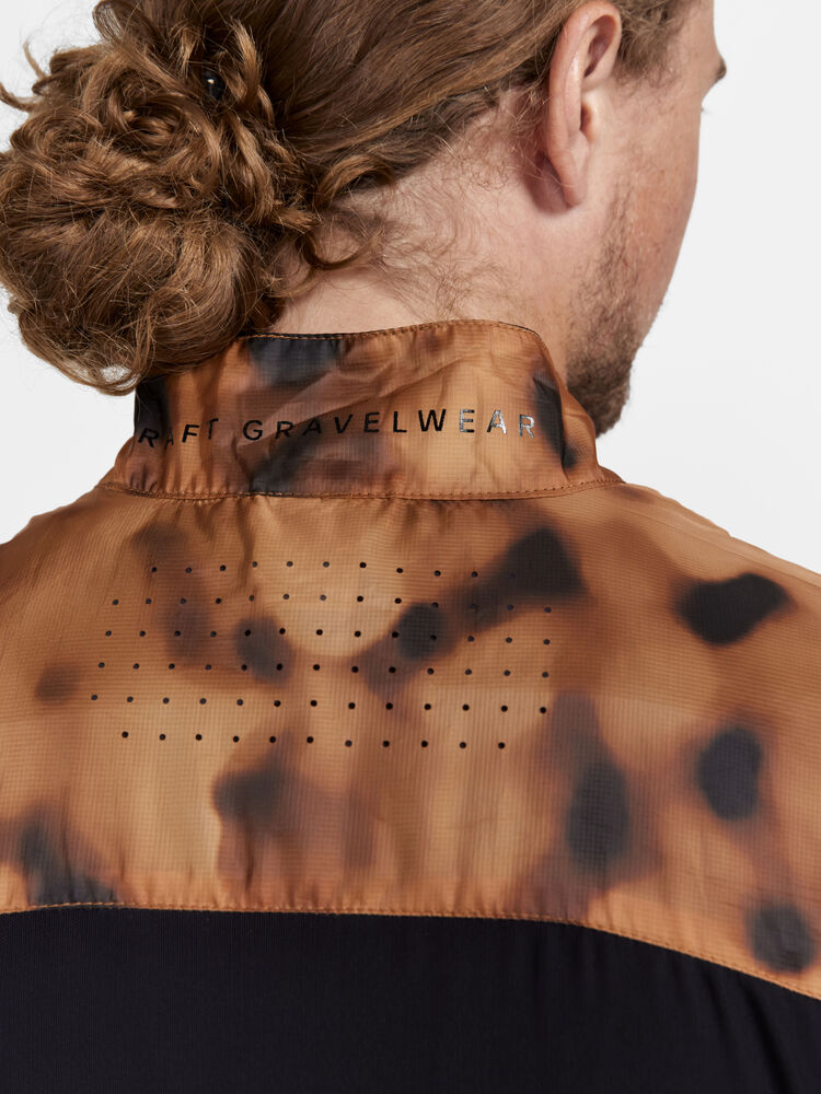 Craft PRO Gravel Wind Vest M - Desert-Black [574999] / XS