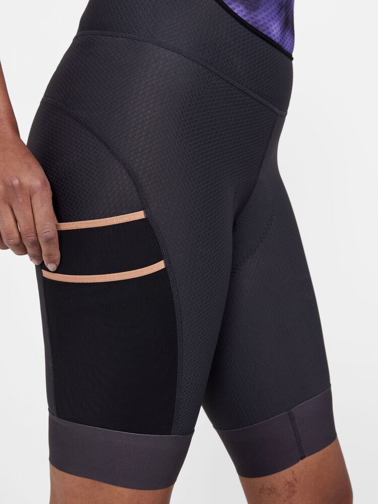 Craft PRO Gravel Bib Shorts W - Slate-Cliff [992791] / XS