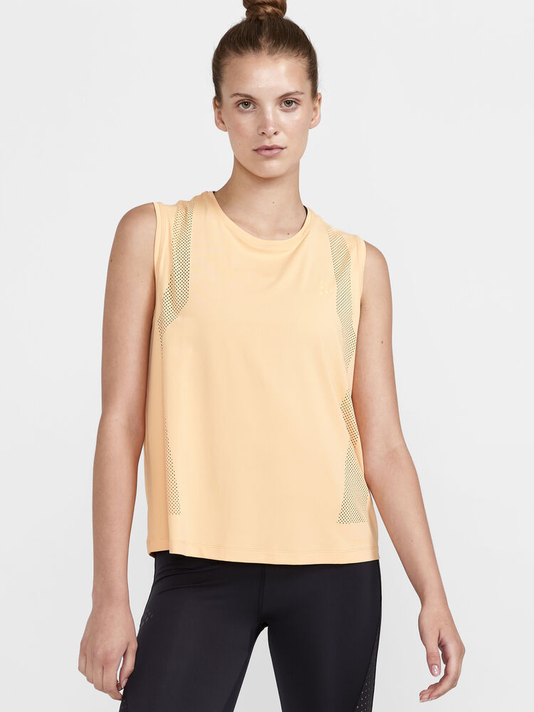 Craft ADV Tone Perforated Tank Top W - Mamey [585000] / XS