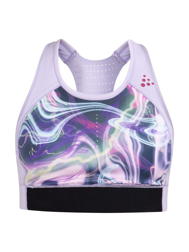 PRO HiT Blocked Sport Top W från Craft i Lavender-print