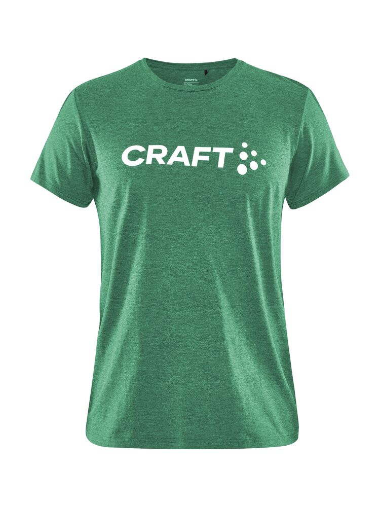 Community Logo SS Tee W från Craft i Team green-melange