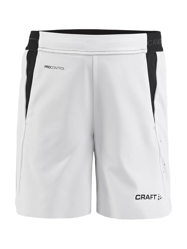 Pro Control Impact Shorts Jr från Craft i Vit/Svart