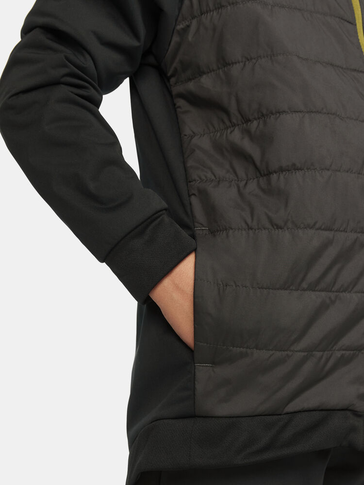 Craft ADV Insulate XC Hood Jacket Jr - BLACK-ALGAE [999632] / 134/140