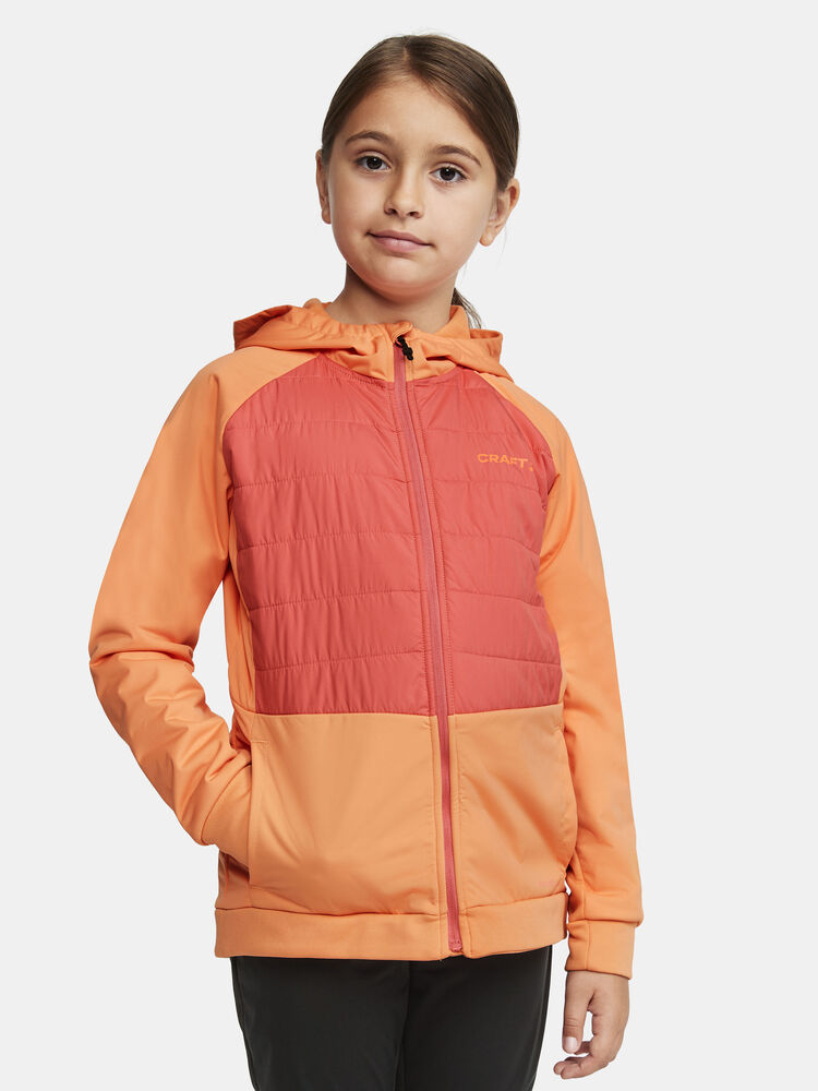 Craft ADV Thermal XC Hood Jacket Jr - GLOW-CORAL [716740] / 134/140
