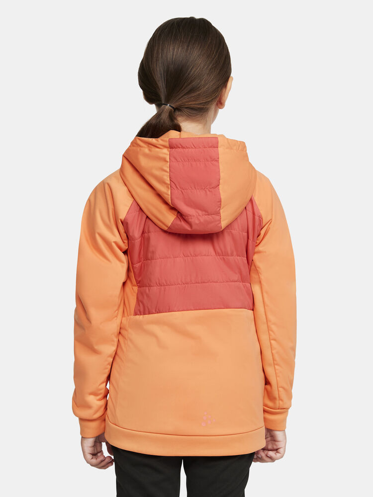 Craft ADV Thermal XC Hood Jacket Jr - GLOW-CORAL [716740] / 134/140