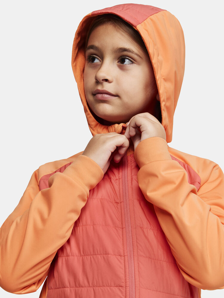 Craft ADV Thermal XC Hood Jacket Jr - GLOW-CORAL [716740] / 134/140