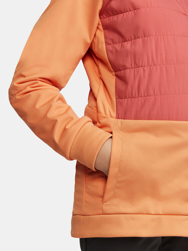 Craft ADV Thermal XC Hood Jacket Jr - GLOW-CORAL [716740] / 134/140