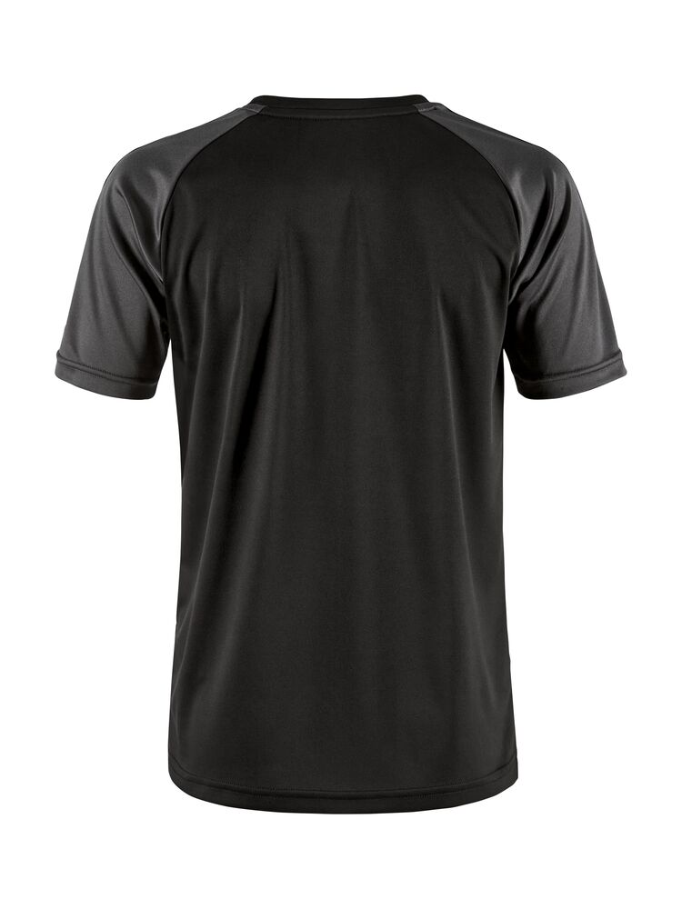 Craft Squad Go Contrast Jersey Jr - BLACK-GRANITE [999985] / 110/116