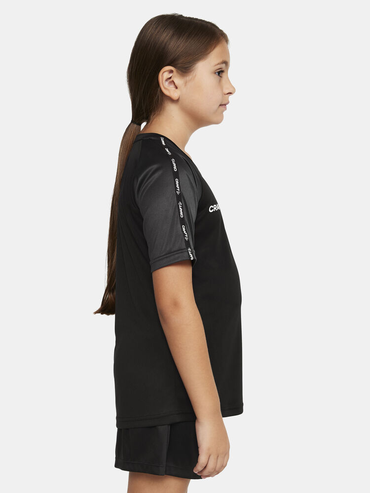 Craft Squad Go Contrast Jersey Jr - BLACK-GRANITE [999985] / 110/116