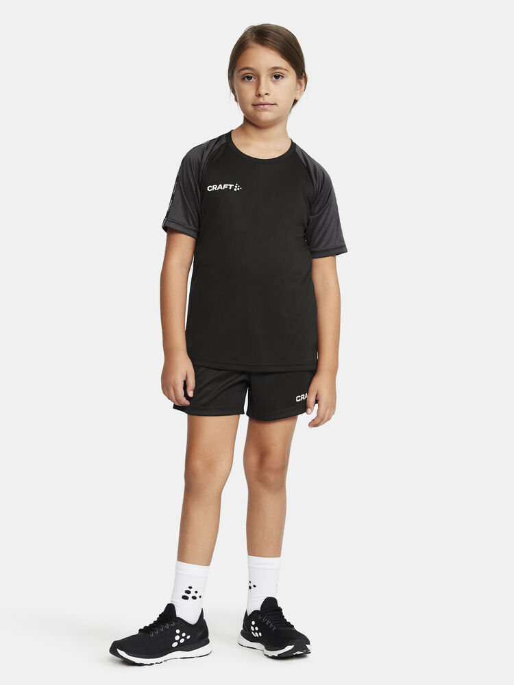 Craft Squad Go Contrast Jersey Jr - BLACK-GRANITE [999985] / 110/116