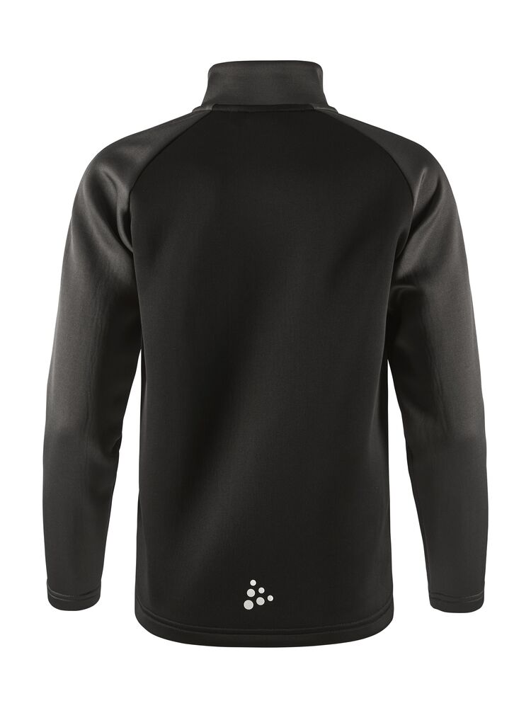 Craft Squad 2.0 Full Zip Jr - BLACK-GRANITE [999985] / 110/116