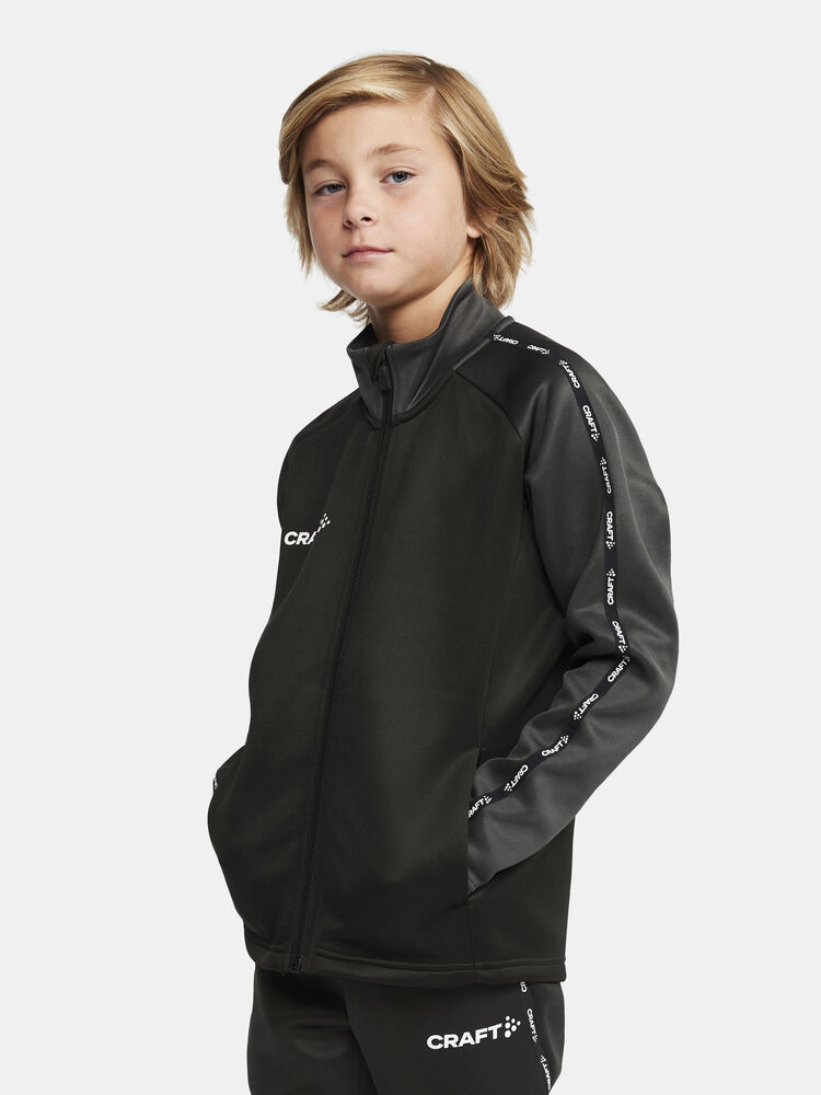 Craft Squad 2.0 Full Zip Jr - BLACK-GRANITE [999985] / 110/116