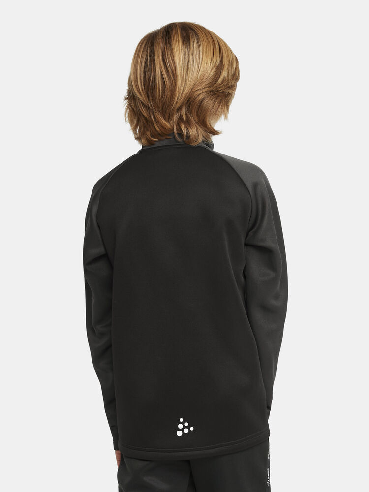 Craft Squad 2.0 Full Zip Jr - BLACK-GRANITE [999985] / 110/116