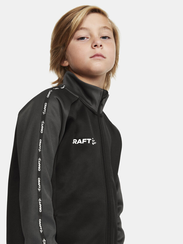 Craft Squad 2.0 Full Zip Jr - BLACK-GRANITE [999985] / 110/116