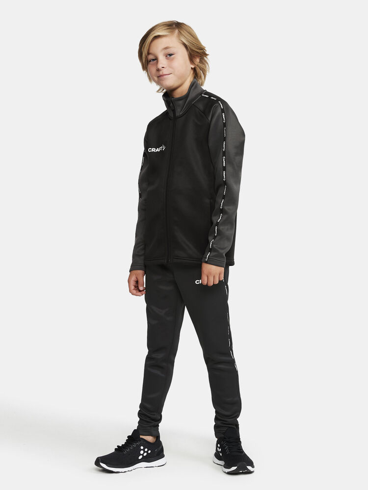 Craft Squad 2.0 Full Zip Jr - BLACK-GRANITE [999985] / 110/116