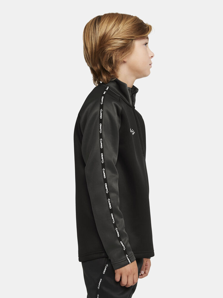 Craft Squad 2.0 Half Zip Jr - BLACK-GRANITE [999985] / 110/116