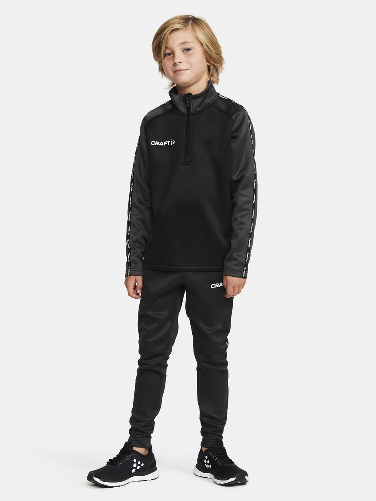 Craft Squad 2.0 Half Zip Jr - BLACK-GRANITE [999985] / 110/116