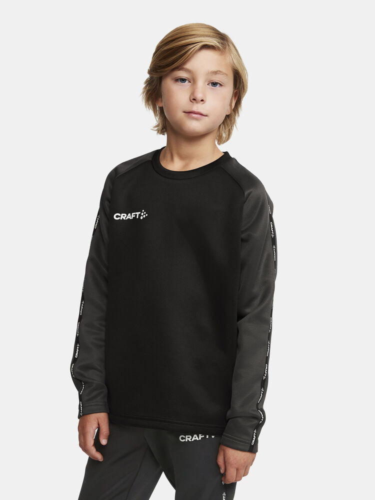 Craft Squad 2.0 Crewneck Jr - BLACK-GRANITE [999985] / 110/116