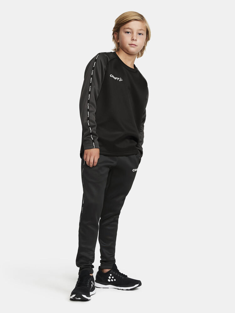 Craft Squad 2.0 Crewneck Jr - BLACK-GRANITE [999985] / 110/116