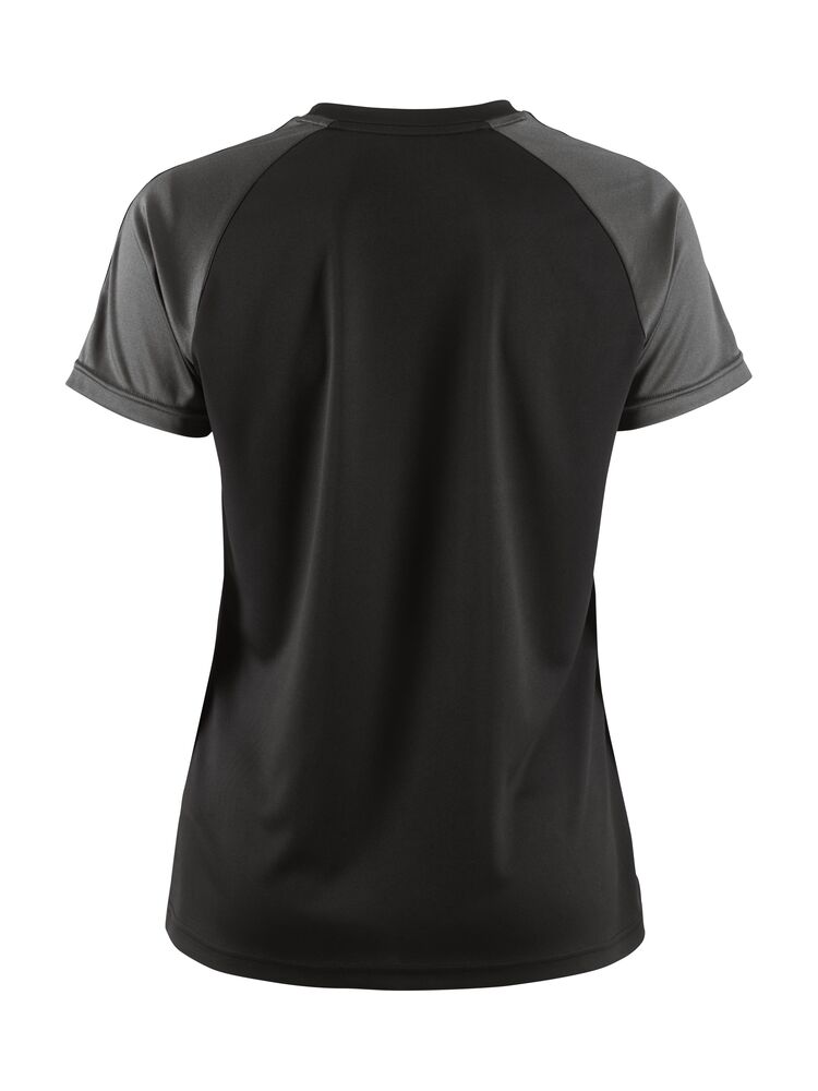 Craft Squad Go Contrast Jersey W - BLACK-GRANITE [999985] / XS
