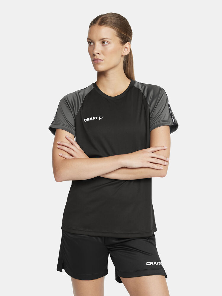 Craft Squad Go Contrast Jersey W - BLACK-GRANITE [999985] / XS