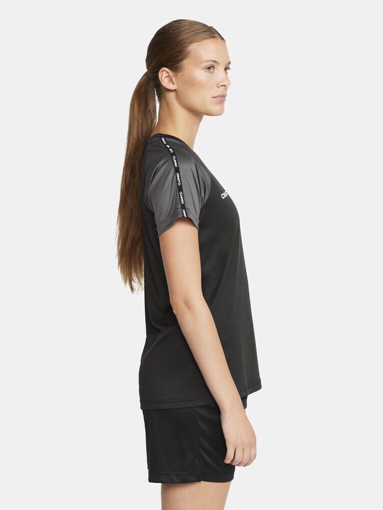 Craft Squad Go Contrast Jersey W - BLACK-GRANITE [999985] / XS