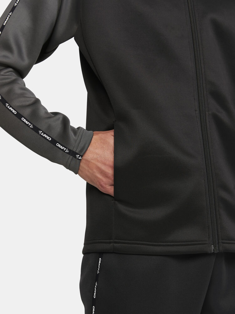 Craft Squad 2.0 Full Zip M - BLACK-GRANITE [999985] / XS
