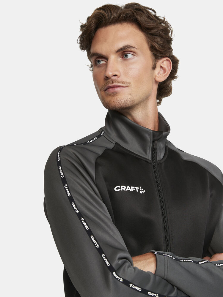Craft Squad 2.0 Full Zip M - BLACK-GRANITE [999985] / XS