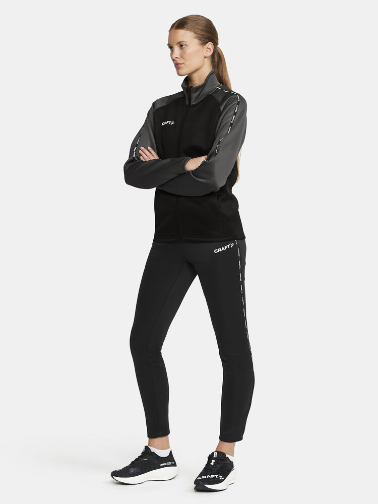 Craft Squad 2.0 Full Zip W - BLACK-GRANITE [999985] / XS
