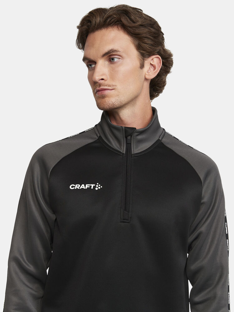 Craft Squad 2.0 Half Zip M - BLACK-GRANITE [999985] / XS