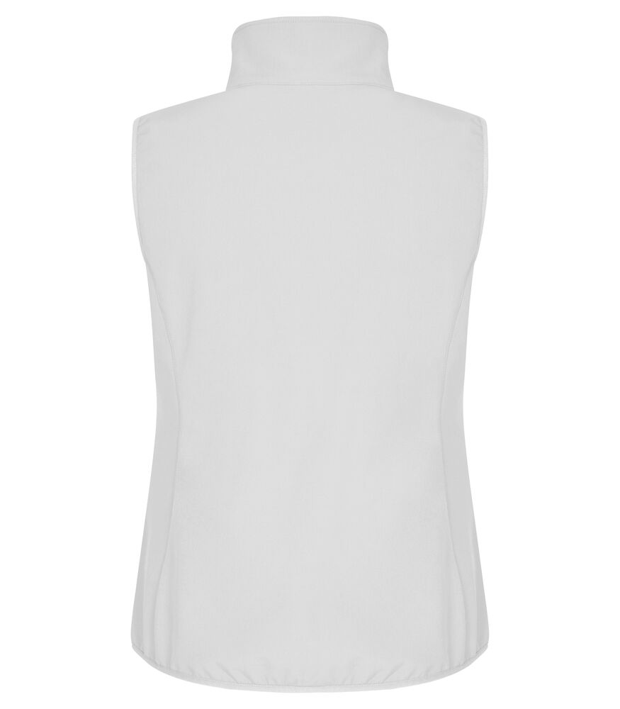 Clique Classic Softshell Vest Women - Hvid/Rød/Navy [00] / XS
