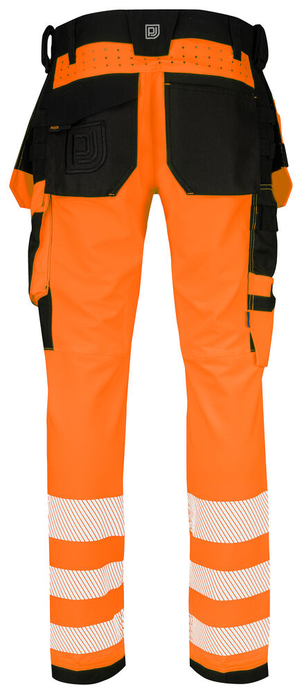 Projob 6573 BUKS FULD STRETCH EN ISO 20471 KLASSE 2 - Orange/Black [1799] / C44