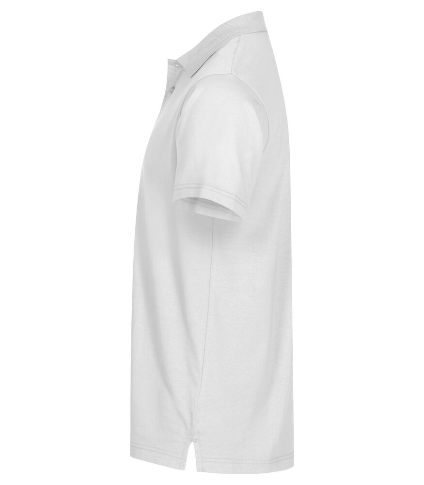 Clique Single Jersey Polo - Hvid/Rød/Navy [00] / XS