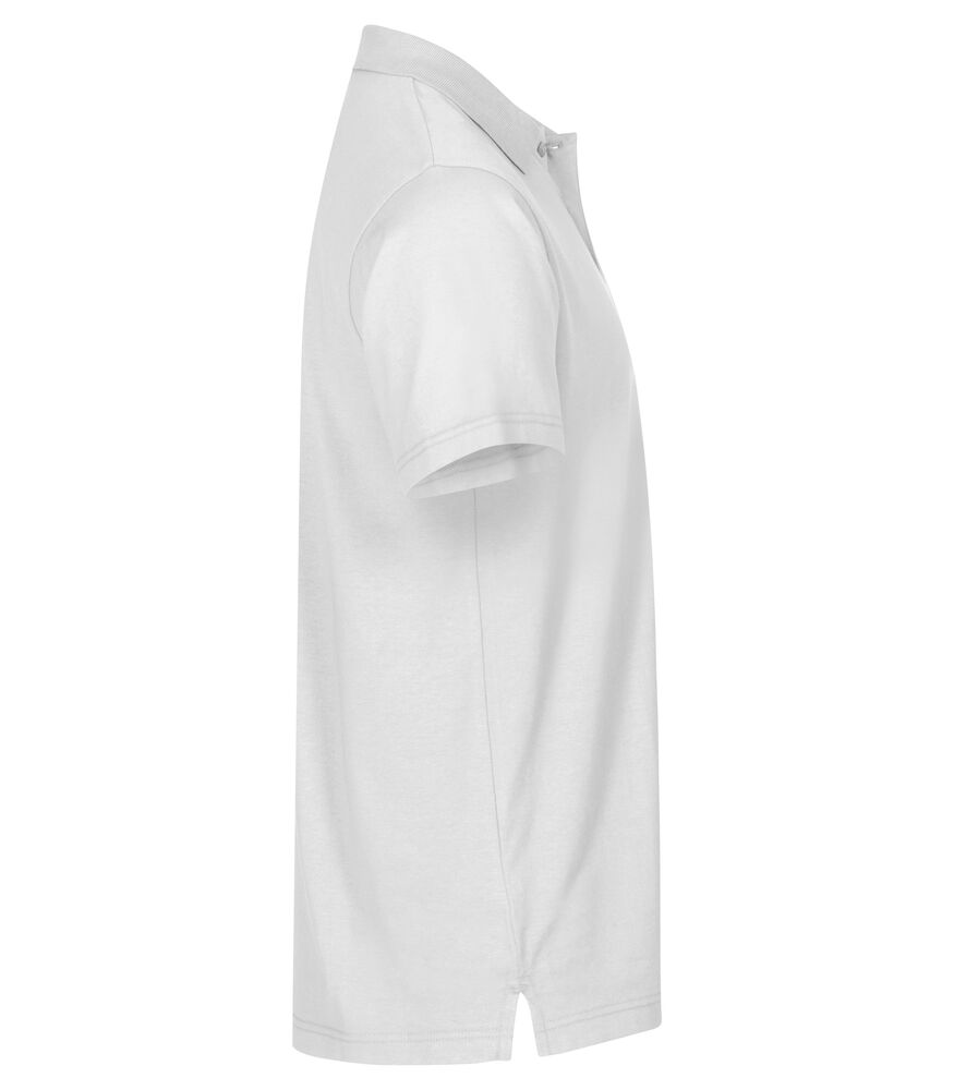 Clique Single Jersey Polo - Hvid/Rød/Navy [00] / XS