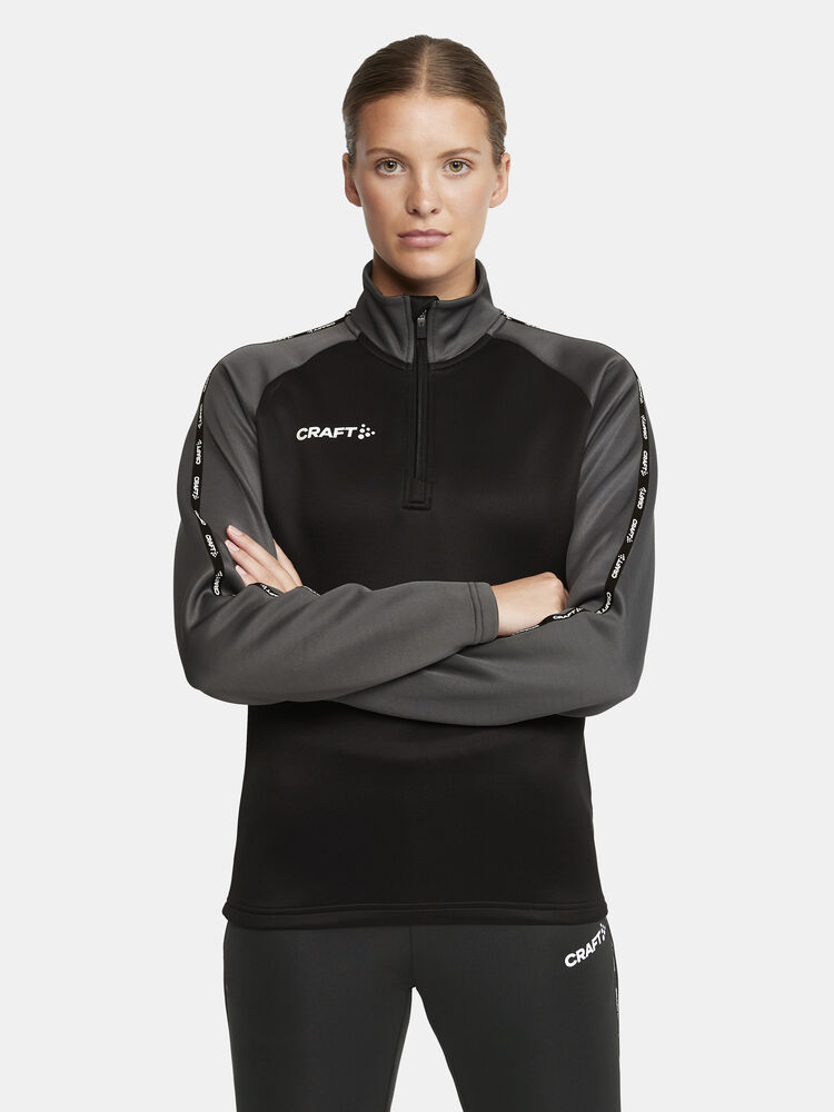 Craft Squad 2.0 Half Zip W - BLACK-GRANITE [999985] / XS