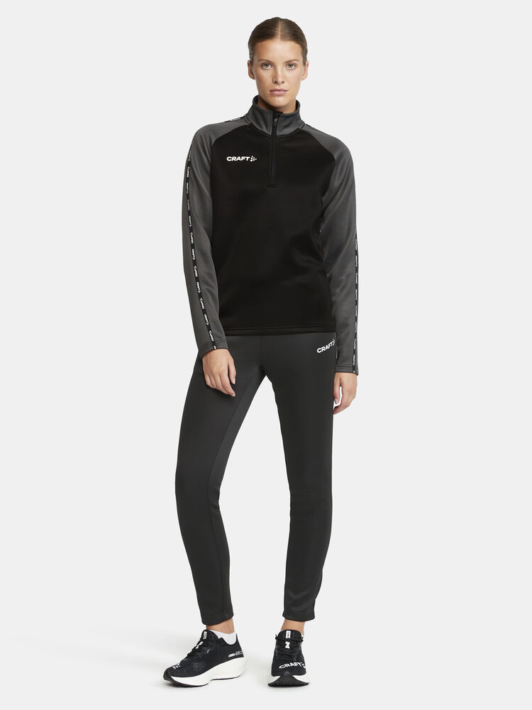 Craft Squad 2.0 Half Zip W - BLACK-GRANITE [999985] / XS