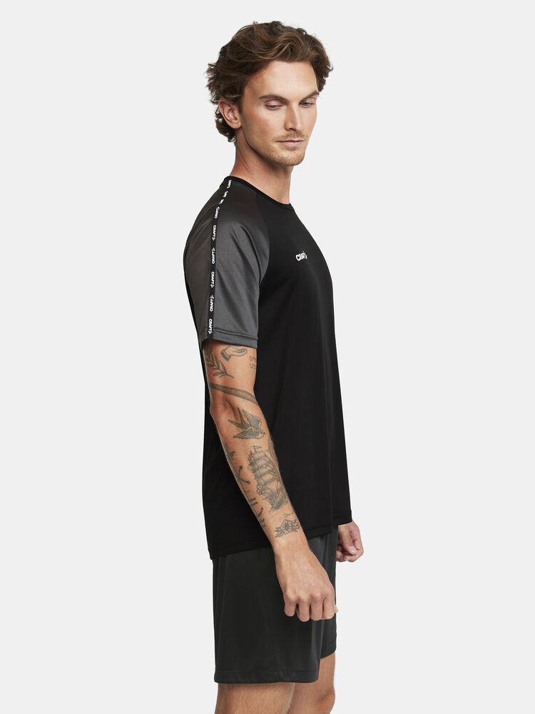 Craft Squad Go Contrast Jersey M - BLACK-GRANITE [999985] / XS