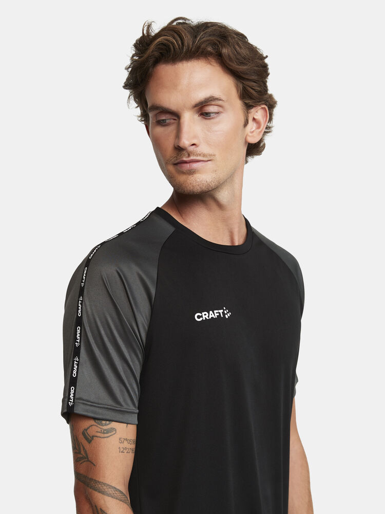Craft Squad Go Contrast Jersey M - BLACK-GRANITE [999985] / XS